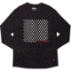 Chrome Industries Chrome Word Play Logo Tee LS E30FB5E9, Black, LG, AP-522-BK-NA-LG