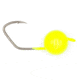 CHUBBS Floating V-Loc Jigheads, 5 Pack, 1/2in Diameter Head Size, Chartreuse, YFJH5-CHT
