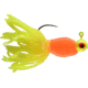 CHUBBS Panfish Broom Tail, 3 Pack, 1/16 oz, #2 Hook, Chart + Orange/Chart, YBT116-COC