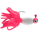 CHUBBS Panfish Broom Tail, 3 Pack, 1/16 oz, #2 Hook, Pink + White/Pink, YBT116-PWP