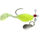 CHUBBS Panfish Paddle Shad, 3 Pack, 1/16 oz, #4 Hook, White + Chart Mf, YPS116-WCM