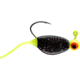 CHUBBS Panfish Pin Tail Shad, 3 Pack, 1/32 oz, #4 Hook, Chart + Black/Chart, YPT132-CBC