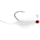CHUBBS Panfish Pin Tail Shad, 3 Pack, 1/32 oz, #4 Hook, White + Pearl, YPT132-WPL
