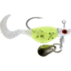 CHUBBS Panfish Wiggler, 3 Pack, 1/16 oz, #4 Hook, White + Chart/Pearl, YWG116-WCPL
