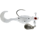 CHUBBS Panfish Wiggler, 3 Pack, 1/16 oz, #4 Hook, White + Clear/White, YWG116-WCW
