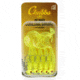 CHUBBS Rigged Curltail Grub, 5-Pack, 4in, 1/4oz, #2/0 Hook, Chartreuse Glitter, Y514-CHTGT