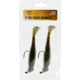 CHUBBS Rigged Swimbait, 2-Pack, 5in, 1/2 oz, 5/0 Hook Size, Green Pumpkin, YSB1250GP-2