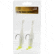 CHUBBS Rigged Swimbait, 2-Pack, 5in, 1/2 oz, 5/0 Hook Size, White Ice, YSB1250WI-2