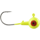 CHUBBS Solid Colors Round Jigs, 1/32oz, #6 Hook Size, 10-Pack, Chartreuse, Y-RGHD32-10-10
