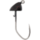 CHUBBS Swimbait Heads, 1/2 oz, 5/0, 3-Pack, Black Red Flake, YSBH12BL-3