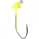 CHUBBS Swimbait Heads, 1/4 oz, 5/0, 3-Pack, White/Chart Flash, YSBH14WH-3