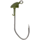 CHUBBS Swimbait Heads, 1/8 oz, 5/0, 3-Pack, Green Pumpkin, YSBH18GP-3