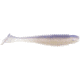 CHUBBS Swimbait Paddletails, 8-Pack, 3in, Clear Silver/Blue Back, YSBT80SB-8