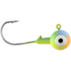 CHUBBS Two-Tone Colors Round Jigs, 1/16oz, #4 Hook Size, 10-Pack, Parrot, Y-TJH1610-PT