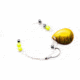CHUBBS Walleye Rig, 2 Hooks, 60in Length, Chartreuse, YSC3D-40