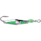 Clarkspoon FlashSpoon, 2/0 Hook, 2.5in Blade, # 0 Silver ClarkSpoon, 2/0 Hook, 2.5in Blade, Green Flash Tape, 0RBMS-GF