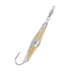 Clarkspoon Spoon Squid #0 with Ball Bearing Swivel, Silver/Gold Flash, Size 4, 0BB-GLDF