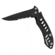 Coast C20146 Titanium Folder Knife w/ Stainless Steel Drop Point Blade, Clam Pack C20146CP