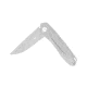 CobraTec Knives Ace Folder Knife, 3.25in, Bohler M390, Drop Point Blade, Silver, CTTACEM390