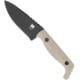 CobraTec Knives Kingpin Fixed Blade Knives, 4in, D2, Drop Point Blade, Tan, CTKPTAN