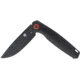CobraTec Knives Rath Folding Knife, 3.5 in, D2 Steel, Straight Back Blade, G10, Black, CTRATHBLK