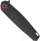 CobraTec Knives Rath Folding Knife, 3.5 in, D2 Steel, Straight Back Blade, G10, Black, CTRATHBLK