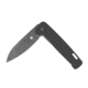 CobraTec Knives Rhino Folding Knife, 3.375in, D2 Stonewashed, Black, CTBLKRHINO