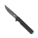 CobraTec Knives Streamline Folding Knive, 3.5in, D2 Stonewash, G-10, Black, CTBLKG10SL