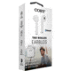 Coby 510 True Wireless Earbuds, White, COBY-CETW510WHT