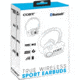 Coby 560 True Wireless Sport Earbuds, White, COBY-CETW560WHI