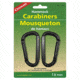 Coghlans Hammock Biner, 2 Pack, Black, COG-17457