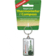 Coghlans Zipper Pull Thermomter/Compass, with Fahrenheit and Celsius scales, 9714