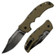 Cold Steel Recon 1 Clip Plain Knife, Green/Silver, 9 3/8in, CS-27TLCVG