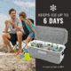 Coleman 316 Series 150-Quart Hard Cooler - Ship In Own Container, Rock Gray/White/Rock Gray, CM1010810001-13