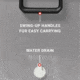 Coleman 316 Series 150-Quart Hard Cooler - Ship In Own Container, Rock Gray/White/Rock Gray, CM1010810001-13