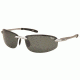Coleman 6508 Polarized Sunglasses - Silver Frame, Green Lenses CC2 6508-C2