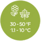 Coleman Autumn Glen 40 Sleeping Bag, Green, 75 x 33 in 2000029007