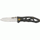 Coleman Buttress Folding Knife, 3in, Serrated Tanto, Skeletonized Black Aluminum Handle CMN1061