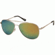 Coleman Classic Sunglasses, Silver Metal Frame, Yellow Revo Lens Lens, Polarized, C6057-C1