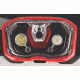 Coleman Conquer 200L LED Headlamp, 200 Lumens, Reax Auto Adjust Light Sensor, Red / Black 2000022358