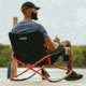 Coleman Cross Rocker Chair, Red, CM1010210002-20