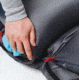 Coleman Dexter Point 30 Big-N-TallSleeping Bag, Machine Washable, Gray / Blue, 84 x 39 in 2000018135