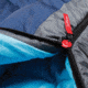 Coleman Dexter Point 30 Sleeping Bag, Contoured Head, Interior Tuck Pocket, Gray / Blue, 78 x 33 in 2000018129