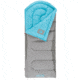 Coleman Dexter Point 30 Tall Sleeping Bag,  Countoured Head,  Interior Tuck Pocket, Gray / Blue, 82 x 33 in 2000018132