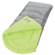 Coleman Dexter Point 40 Tall Sleeping Bag,  Contoured Head, Gray / Green, 82 x 33 in 2000018131
