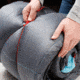 Coleman Dexter Point 40 Tall Sleeping Bag,  Contoured Head, Gray / Green, 82 x 33 in 2000018131