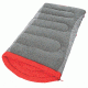 Coleman Dexter Point 50 Big-N-Tall Sleeping Bag, Machine Washable, Gray / Red, 84 x 39 in 2000018133