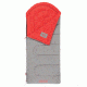 Coleman Dexter Point 50 Regular Sleeping Bag, Contoured Head, Gray / Red, 78 x 33 in 2000018127