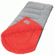 Coleman Dexter Point 50 Regular Sleeping Bag, Contoured Head, Gray / Red, 78 x 33 in 2000018127