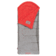 Coleman Dexter Point 50 Tall  Sleeping Bag, Contoured Head, Gray / Red, 82 x 33 in 2000018130